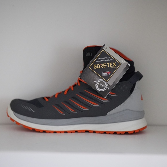 Lowa Made in Europe Axos GTX Gore-Tex Mid Hiking Boots Graphit Waterproof Mens main image 3